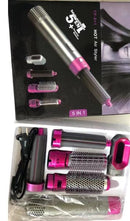 5-in-1 Hair Styler & Air Wrap | Blow Dryer, Straightener, Curler, Volumizer – High Quality Negative Ionic Brush Set