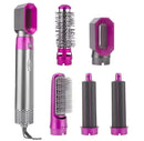 5-in-1 Hair Styler & Air Wrap | Blow Dryer, Straightener, Curler, Volumizer – High Quality Negative Ionic Brush Set